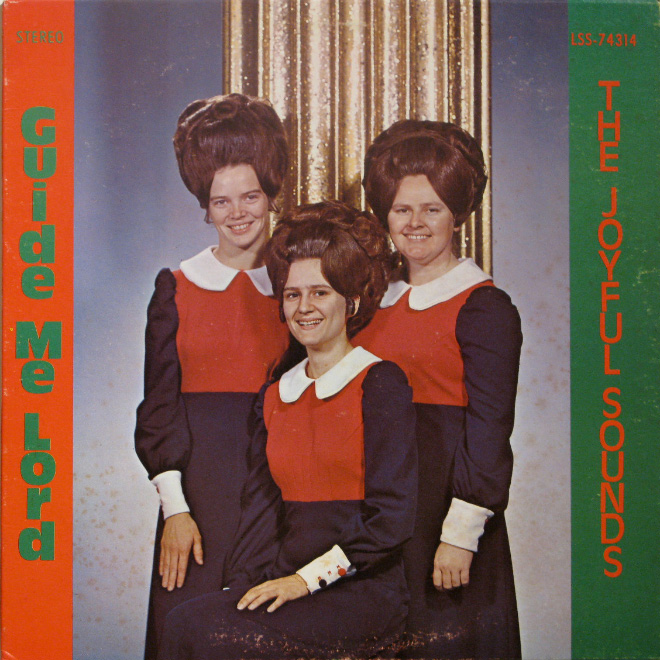 Awkward vintage Christian music album cover.