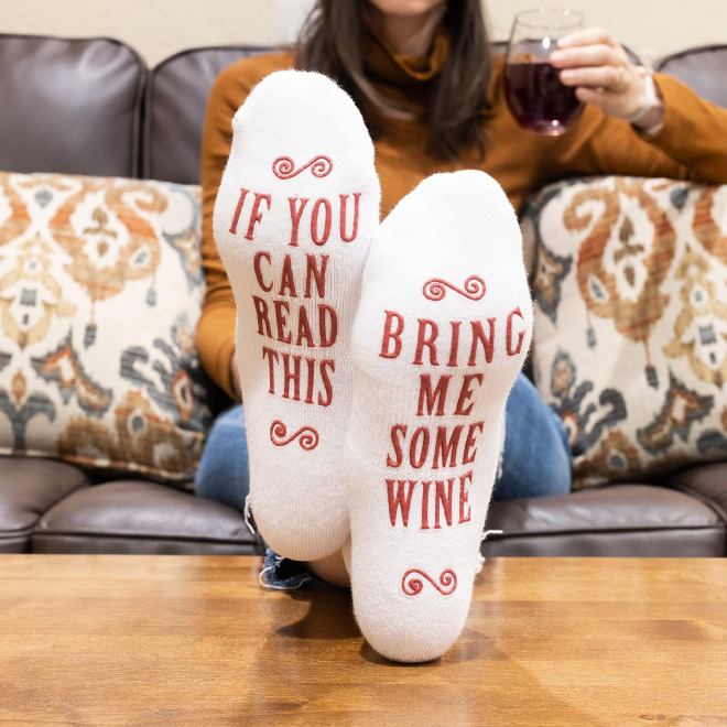 Perfect socks for lazy people.