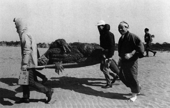 Godzilla: behind the scenes.