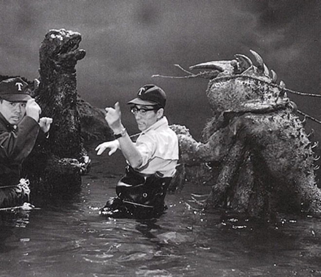 Godzilla: behind the scenes.