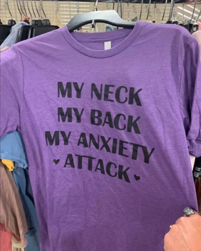 Funny shirt.