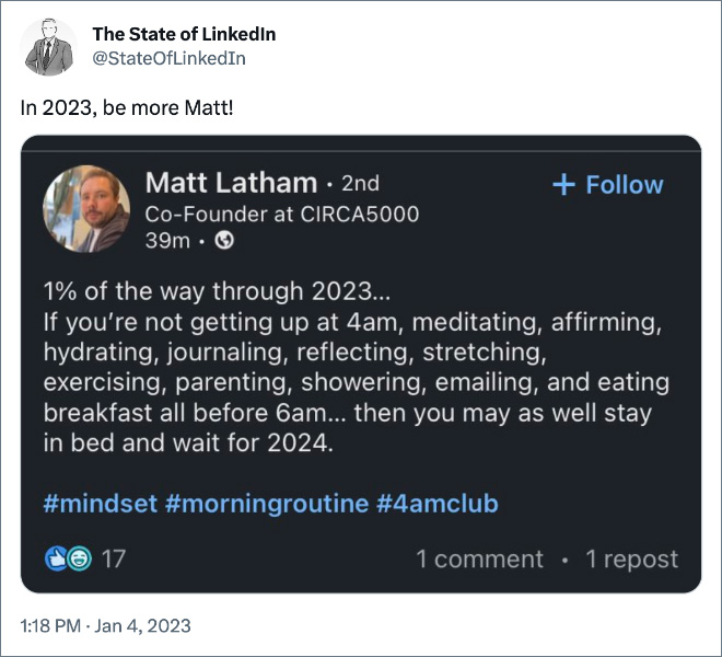 In 2023, be more Matt!