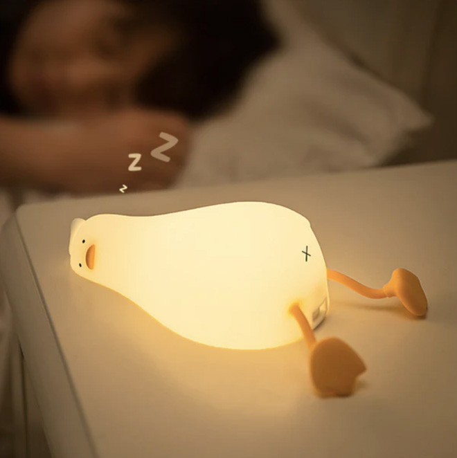 Existential crisis duck night light.