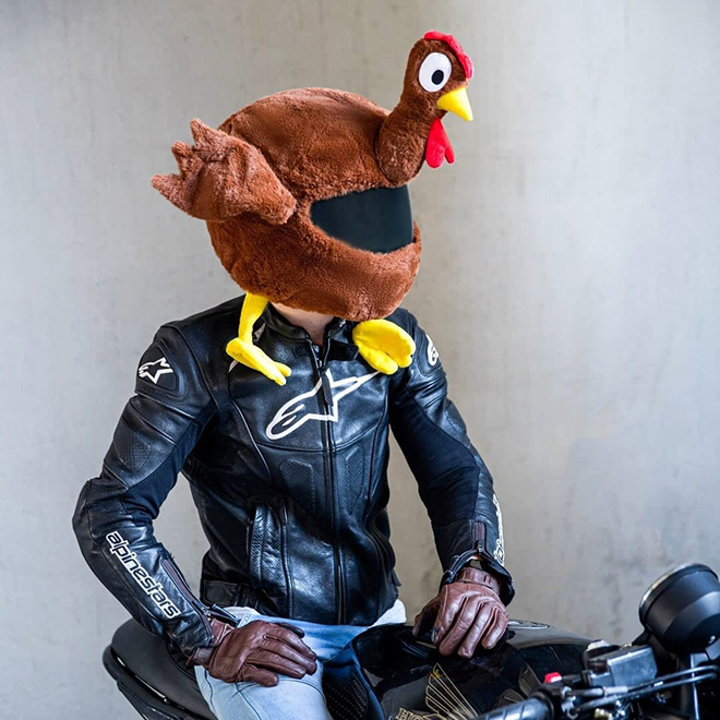 Turkey Helmet Cover Will Make You Really Stand Out