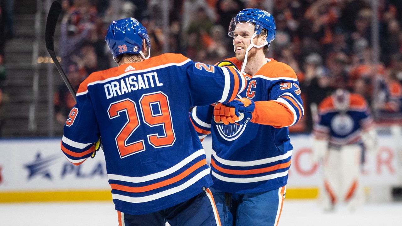 After setting challenge of 60 goals, Oilers’ Draisaitl helps McDavid accomplish feat