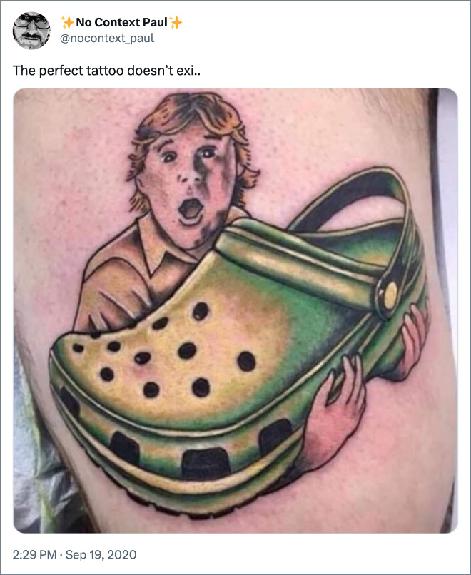 The perfect tattoo doesn’t exi..
