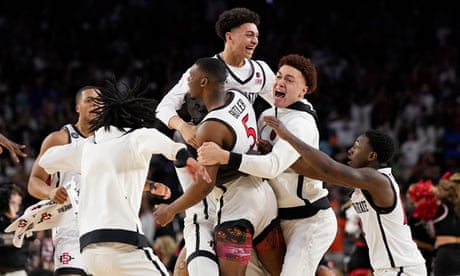 Butler’s epic dagger lifts relentless San Diego State into first NCAA title game