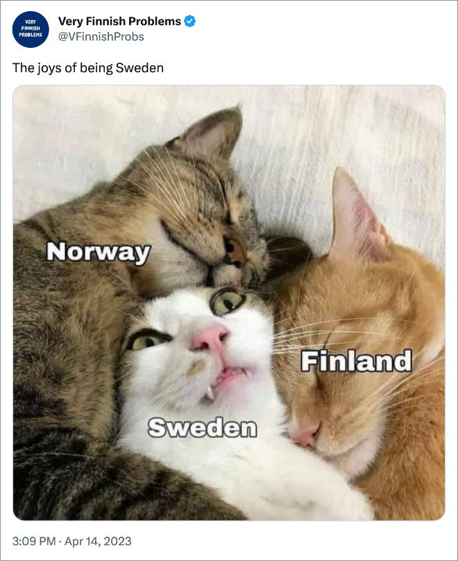 The joys of being Sweden