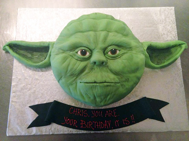 Yoda cake fail.