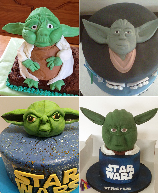 Yoda cake fails.