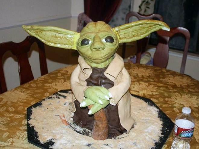 Yoda cake fail.