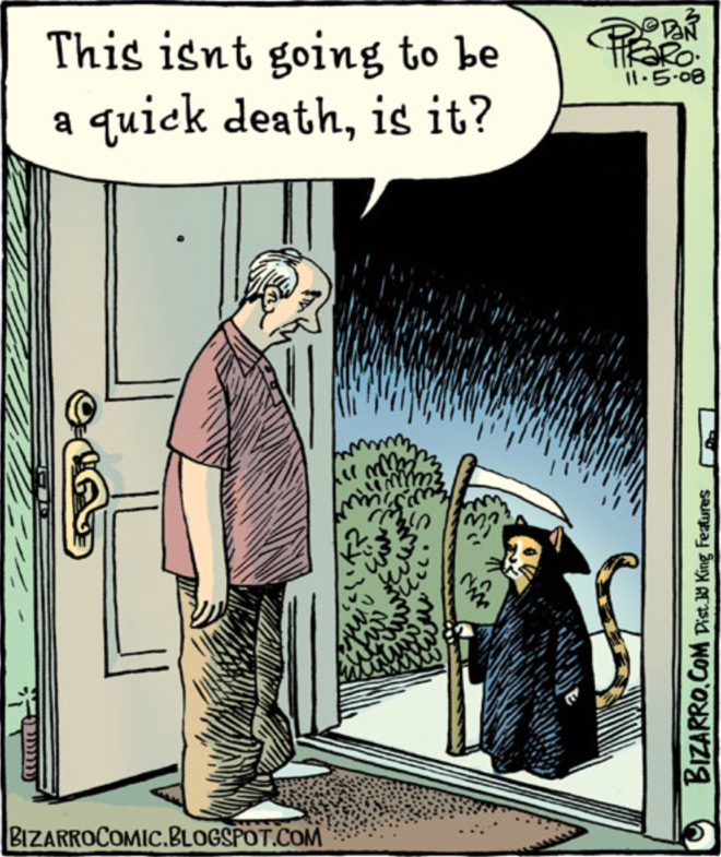 Funny single-panel comic by Dan Piraro.