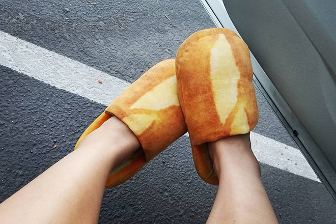 Bread slippers.