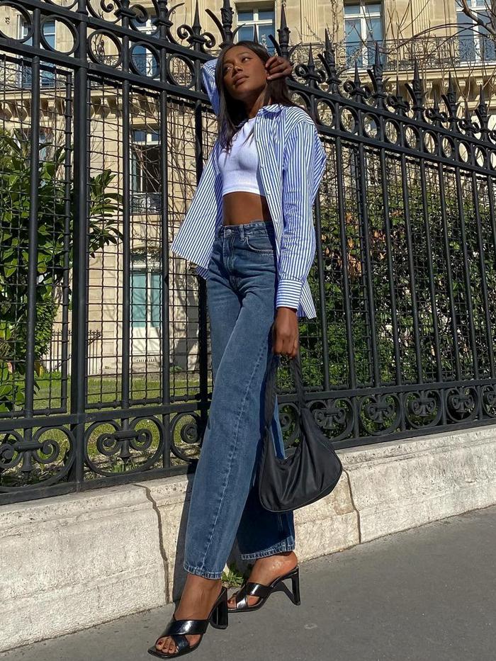 7 Easy Ways People In Paris Are Styling Their Jeans This Summer.