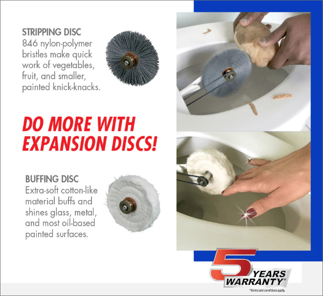 Roto Wipe: do more with expansion disks!