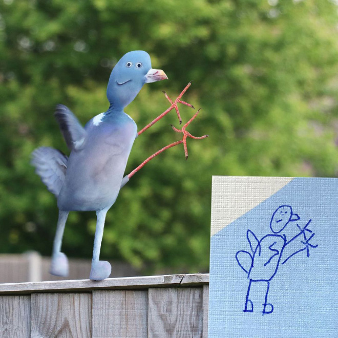 When kids drawings come to life...