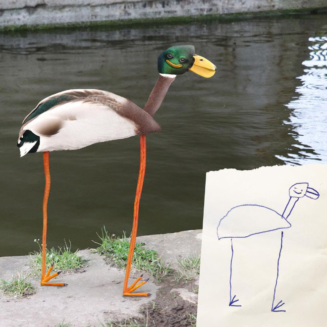 When kids drawings come to life...