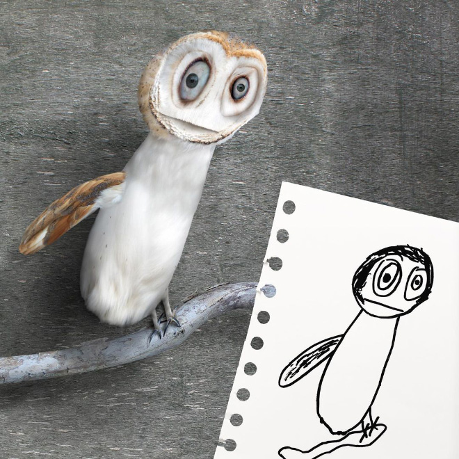 When kids drawings come to life...