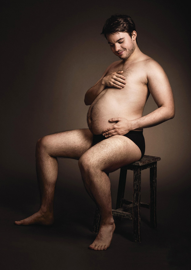 Maternity Photos Parody by Men With Beer Bellies