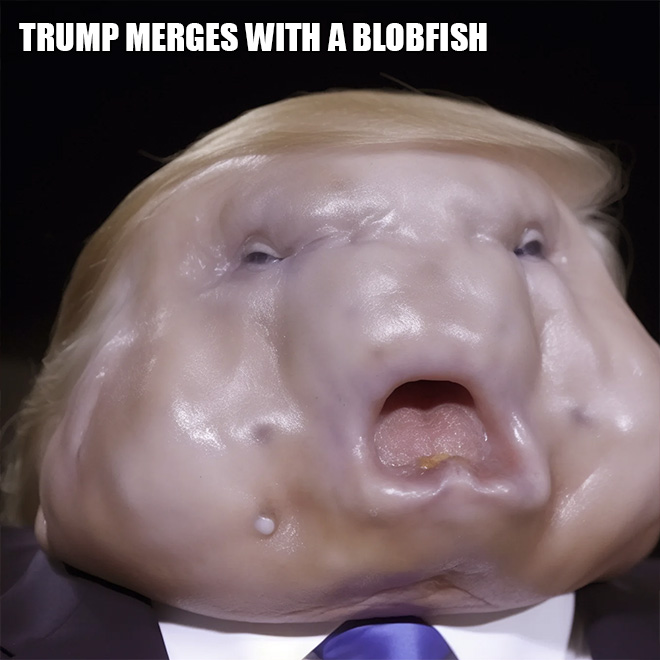 Blobfish Trump.