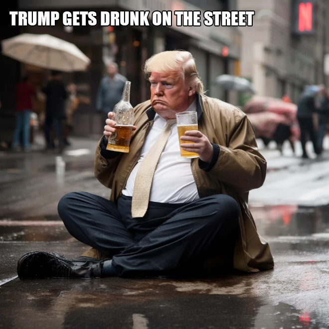 Drunk Trump.