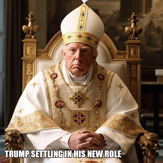 Pope Trump.