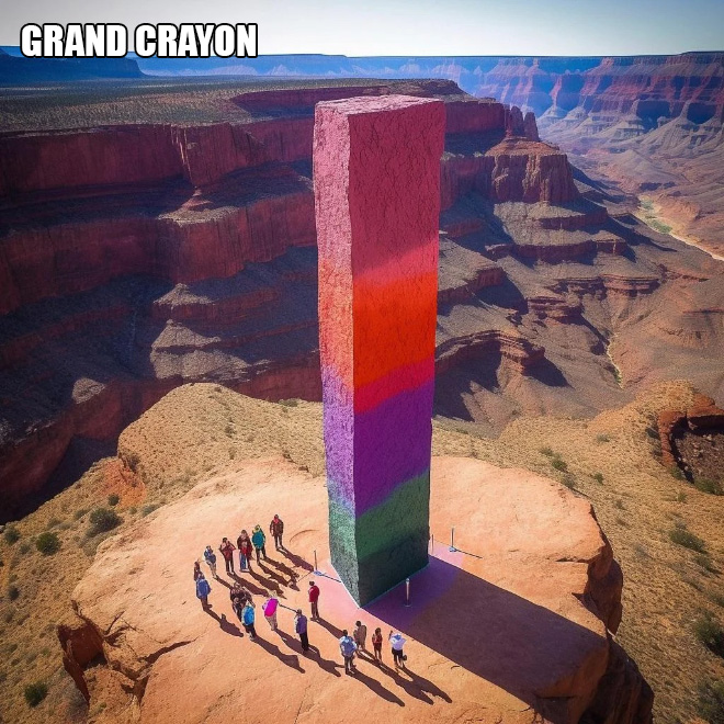 The grand crayon.