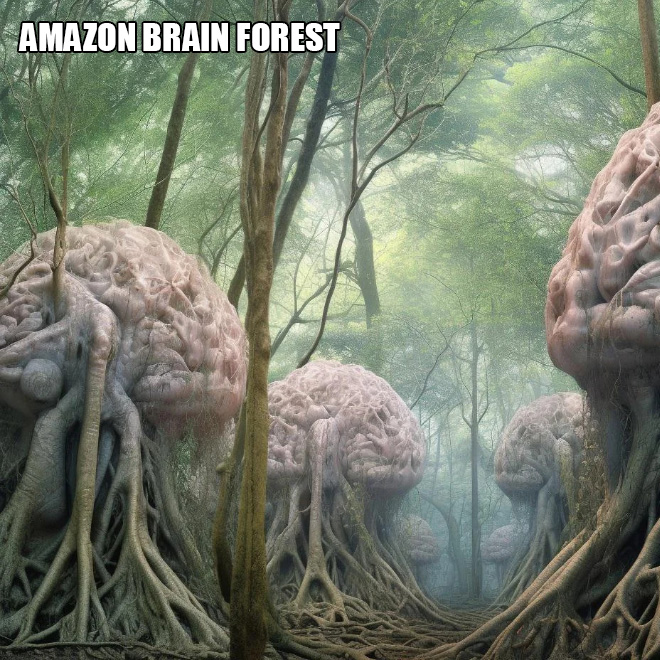 Amazon brain forest.