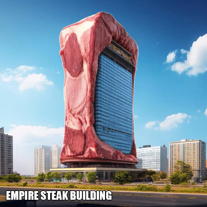 Empire steak building.