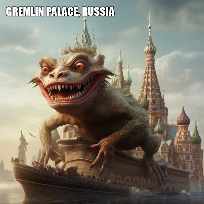 Gremlin palace, Russia.