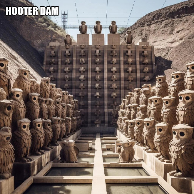 Hooter dam.