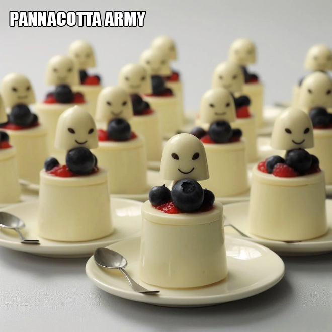 Pannacotta army.