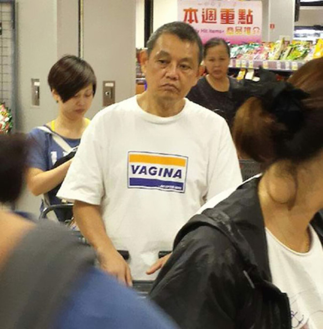 The shirts you see in Asia...