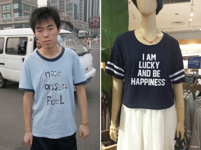 The shirts you see in Asia...