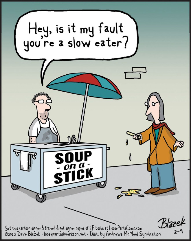 Soup on a stick.