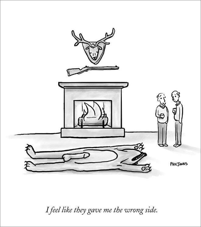 Funny cartoon by Phil Jones.