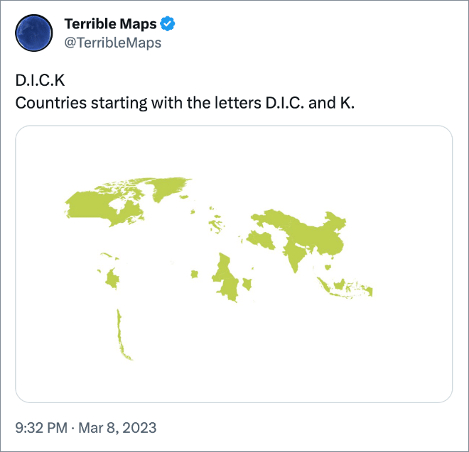 Countries starting with the letters D.I.C. and K.