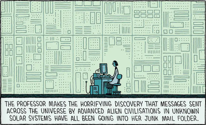 Cartoon by Tom Gauld.