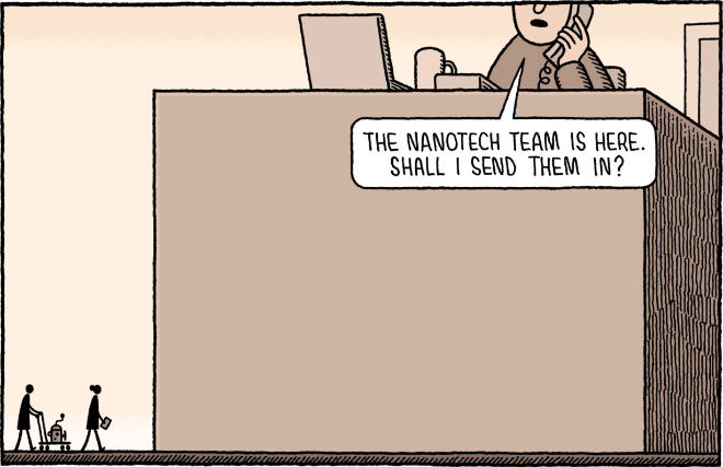 Cartoon by Tom Gauld.