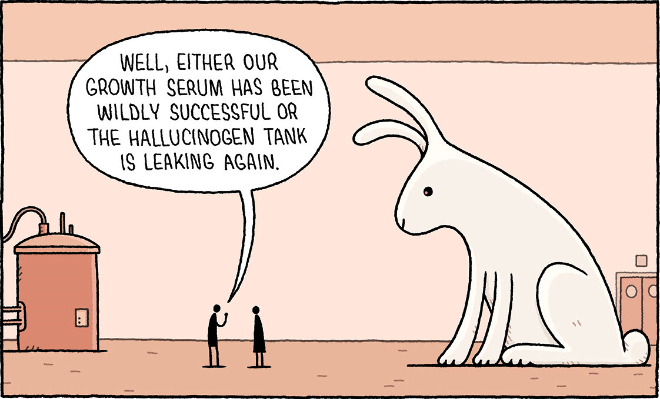 Cartoon by Tom Gauld.