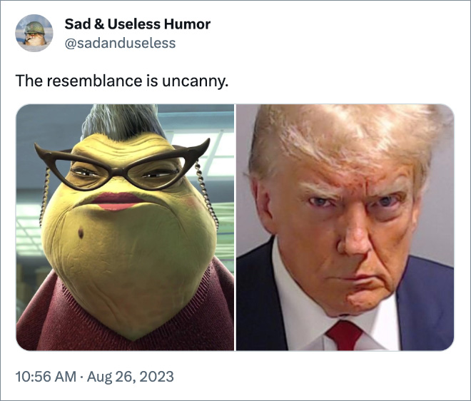 The resemblance is uncanny.