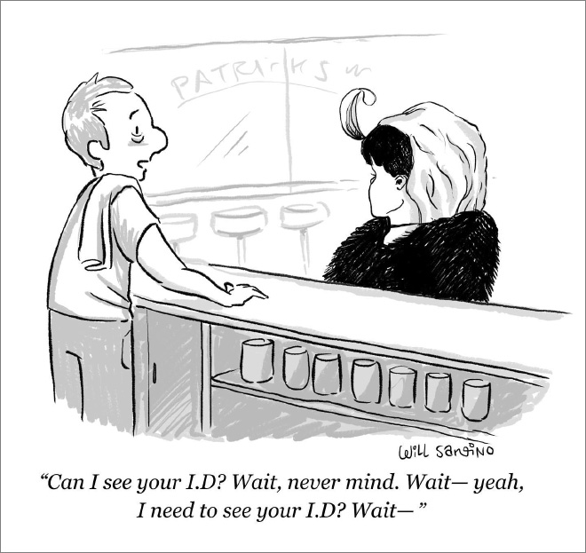 Funny cartoon by Will Santino.