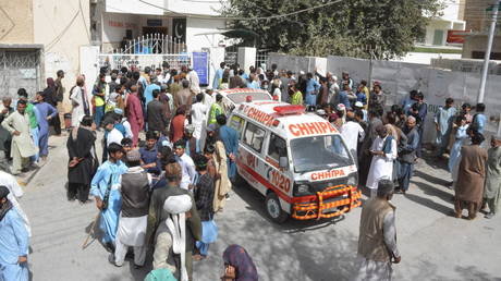 Death toll passes 50 in Pakistan mosque ‘suicide’ bombing