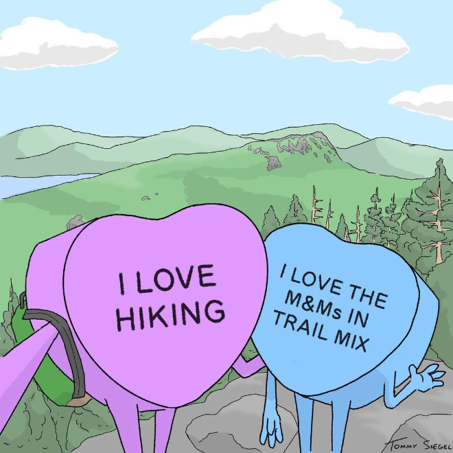 Hiking.