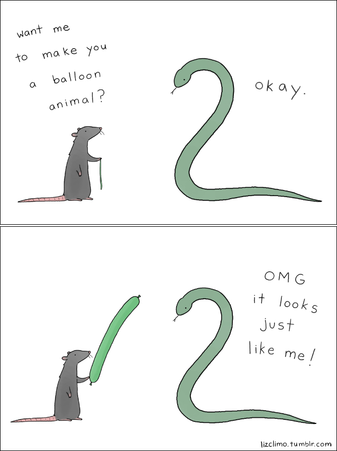 Animal cartoon by Liz Climo.