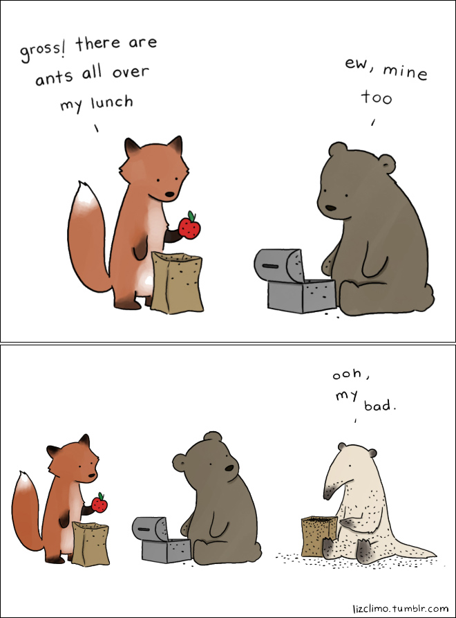 Animal cartoon by Liz Climo.