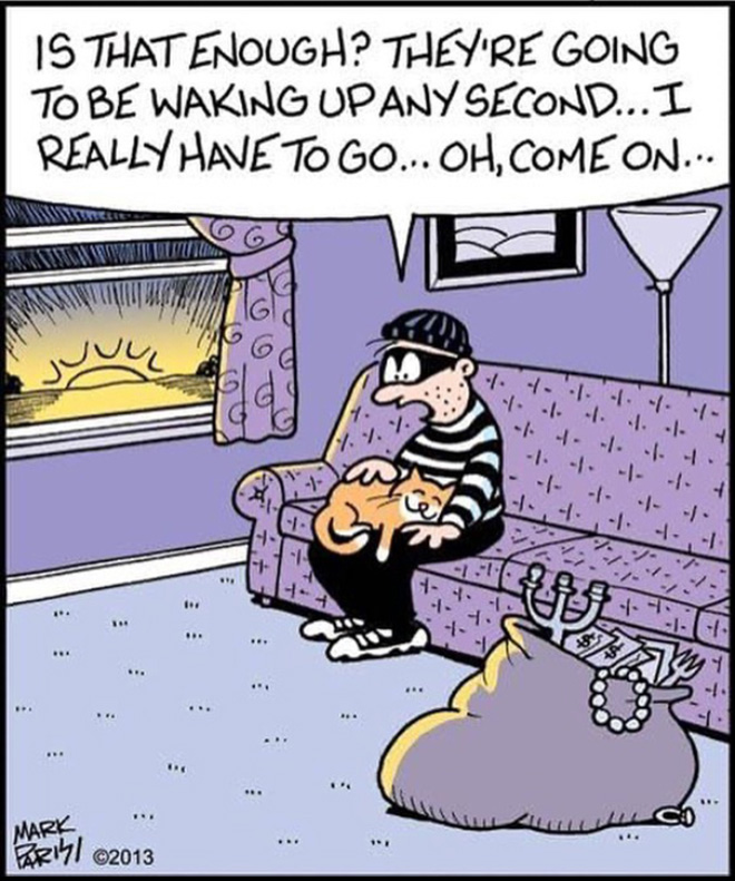 Funny cartoon by Mark Parisi.