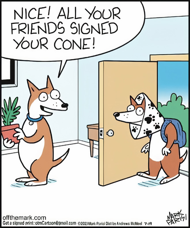 Funny cartoon by Mark Parisi.