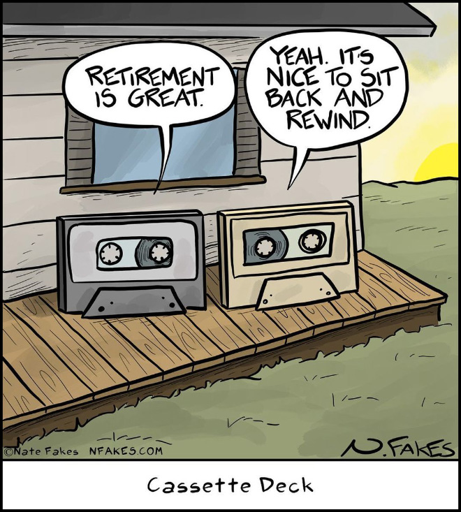 Cassette deck.