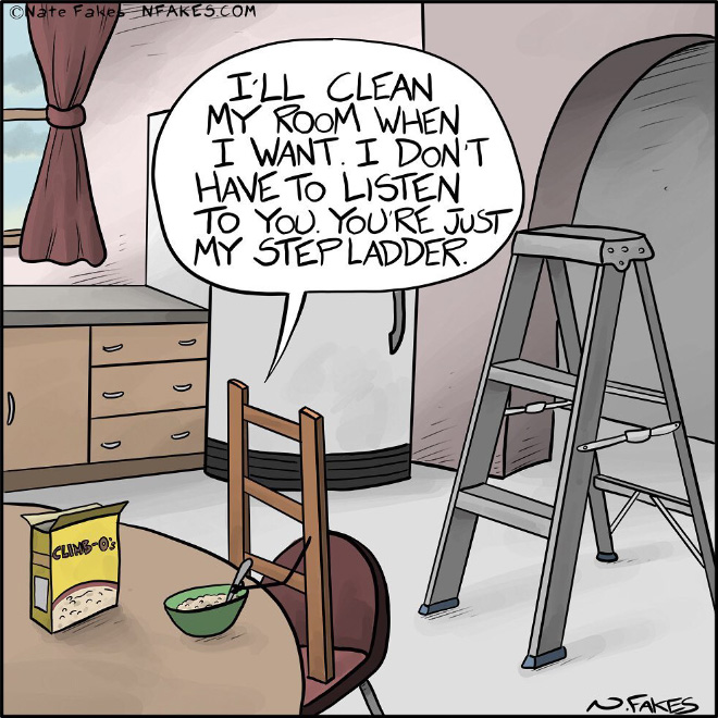 Step ladder.